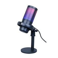 Laser Gaming RGB Streaming Microphone with Headphone Jack a…