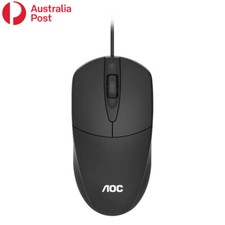 AOC Optical LED Wired Mouse Mice With USB Cable For PC Lapt…