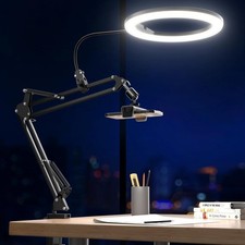 10" Ring Light with Overhead Phone Mount, LED Selfie Light …