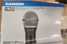 Samson Q2U Handheld Dynamic USB Microphone Recording and Po…