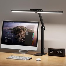  LED Desk Lamp with Base - HJ1BK Sunturalux Eye-Caring Arch…