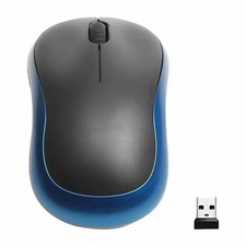 Logitech M185 Wireless Optical Mouse + USB Receiver Fit Com…