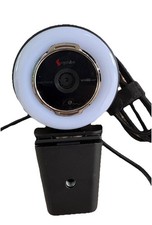 Angetube 1080p Webcam with Ring Light for Streaming: USB We…