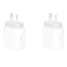 Genuine Apple 20W USB-C Power Adapter - 2 Pack