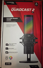 NEW HyperX QuadCast 2 S USB Microphone with RGB Lighting US…