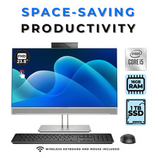 HP EliteOne 800 G5 All-in-One 24" Touch Desktop i5-9500 6-C…