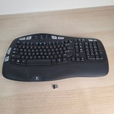 Logitech K350 Wave Wireless Ergonomic Keyboard w/ Unifying …