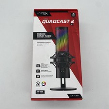 HyperX QuadCast 2 S – USB Microphone with RGB Lighting USB-…