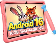 Android 16 Tablet with Keyboard, 11 Inch FHD Display, 24GB …