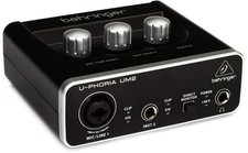 Behringer U-PHORIA UM2 Audiophile 2x2 USB Audio Interface 1…