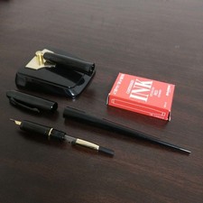 PLATINUM Platinum fountain pen desk pen + converter + stand…