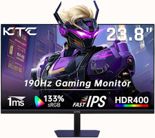 24 Inch 190Hz/180Hz Gaming Monitor,Hdr 400 Fast IPS Screen,…