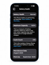 Apple iPhone 17 Pro Max 2TB Deep Blue Unlocked - 100% Batte…