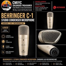 Behringer C-1 Studio Condenser Microphone Cardioid XLR Reco…