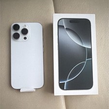 Apple iPhone 16 Pro 256GB White Titanium with Original Box.