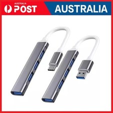 Multi USB 3.0 Hub 4 Port High Speed Slim Compact Expansion …