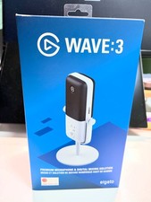 Elgato Wave:3 White USB Condenser Microphone - VGC