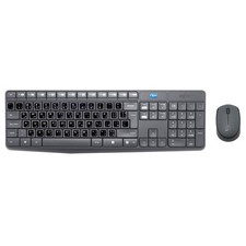 Kit Mouse Keyboard Wireless Compact With Adhesives Qwerty L…