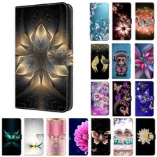 For Oppo A58 A78 A18 A38 A98 A1 5G Patterned Flip Wallet St…