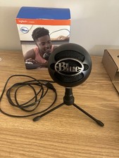 Blue Snowball iCE USB Cardioid Microphone, Black, Tripod Ad…