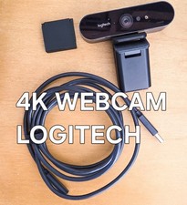 Logitech BRIO 4K Webcam Black USB-C HDR 60fps 4K/1080p MPN …