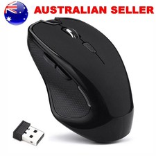Wireless Mouse 2400DPI 2.4GHz USB Receiver 6 Buttons Optica…