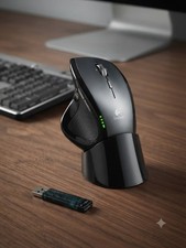 Logitech MX Revolution Wireless Mouse + Unifying Receiver +…