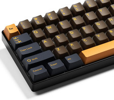 XVX Double Shot PBT Keycaps Set 216 Keys, Cherry Profile Cu…