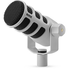 Rode PodMic White Dynamic Podcasting Microphone