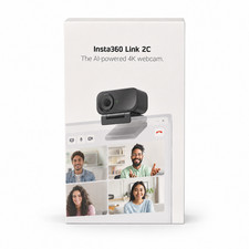 Insta360 Link 2C AI 4K Webcam 4K30 HDR 1080p60 1/2in Sensor…