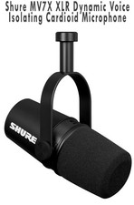 Shure MV7-X Microphone XLR Microphone for Podcast Streaming…