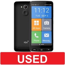 USED IQU SMARTEasy Q50 Seniors Smartphone 4G Dual SIM 5.5"