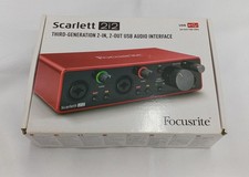 FOCUSRITE Audio Interface with Box and USB Cable Used Japan…