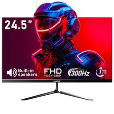 Gawfolk Gaming Monitors Monitor 24.5" 300Hz FHD 1080P Black…