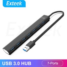 Multi USB 3.0 Hub 7-Port High Speed 5Gbps Slim Compact Expa…