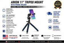 Arkon 11" Tripod Mount with Phone Holder for Apple iPhone 1…