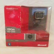 Microsoft LifeCam HD-5000 720p HD USB Wired Webcam Camera M…