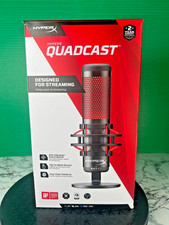 HyperX QuadCast USB Gaming Microphone Compatible with PS4/P…