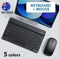 Wireless Bluetooth Keyboard Mouse for iPad Tablet Laptop Sm…