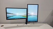 Dual Dell Monitor with Adtec Monitor Arm RRP $450