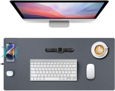 Wireless Charging Mouse Pad, 15W Fast Charge Magnetic Charg…