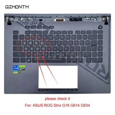 Used For ASUS ROG Strix G16 G614 G634 Palmrest US with RGB …