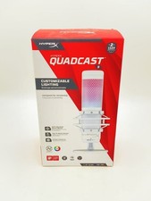 HyperX QuadCast S Standalone Microphone with RGB Lighting, …