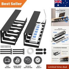 Universal Metal Cable Tray 2 Pack - Install Without Drillin…