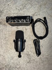 Shure MV7X Podcast/streaming microphone with audio interfac…