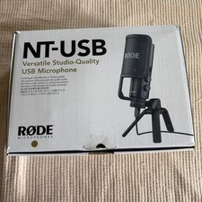 Rode NT-USB Condenser Microphone USB Podcast Studio Mic Pop…