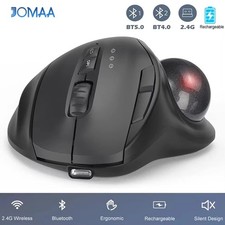ELECOM M-HT1DRXBK 1500 DPI Wireless Gaming Trackball Mouse-…