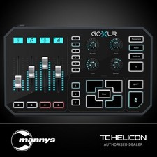 TC Helicon Go XLR 4-Channel Broadcast Mixer w/ Motorized Fa…