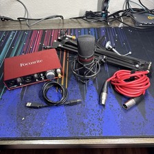 Focusrite Scarlett 2i2 2nd Gen - Microphone, Shock Mount St…