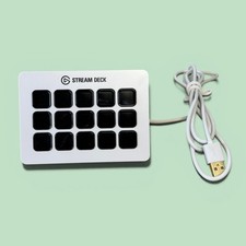 Elgato Stream Deck MK.2 White 15 LCD Keys Customizable Cont…